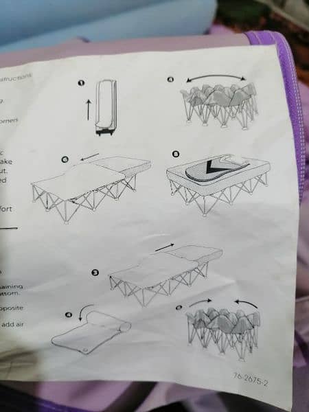 Disney Princess Folding Bed, Air Mattress & Sleeping Bag Set, Imported 1
