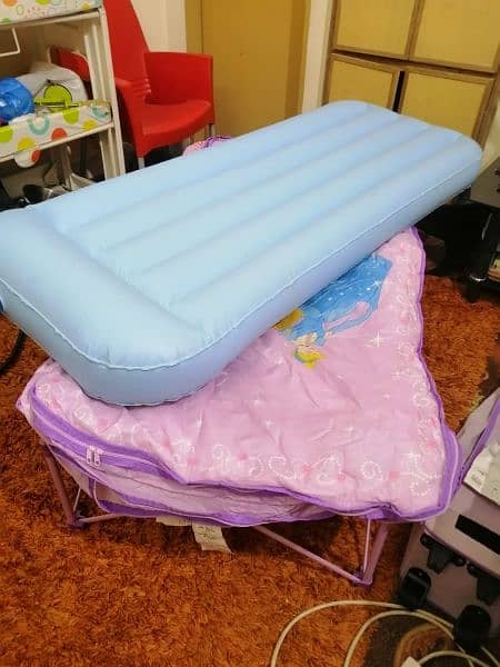 Disney Princess Folding Bed, Air Mattress & Sleeping Bag Set, Imported 4