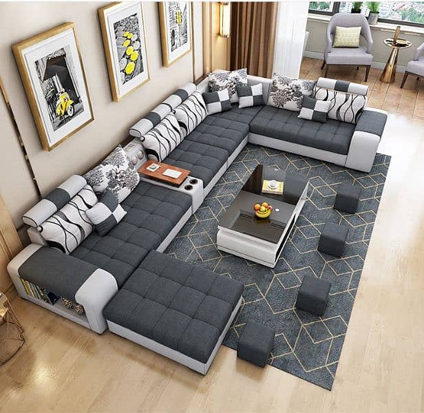 new design u shape sofa set 14