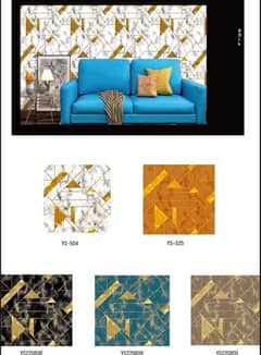 3D wallpaper flex sheet/FLORALWallpaper/geometrical Wall in KARACHI 0