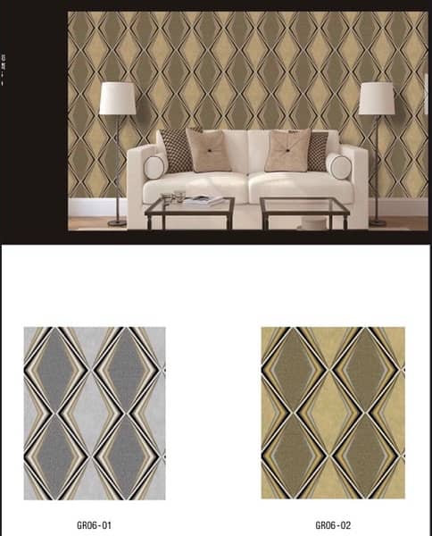 3D wallpaper flex sheet/FLORALWallpaper/geometrical Wall in KARACHI 5