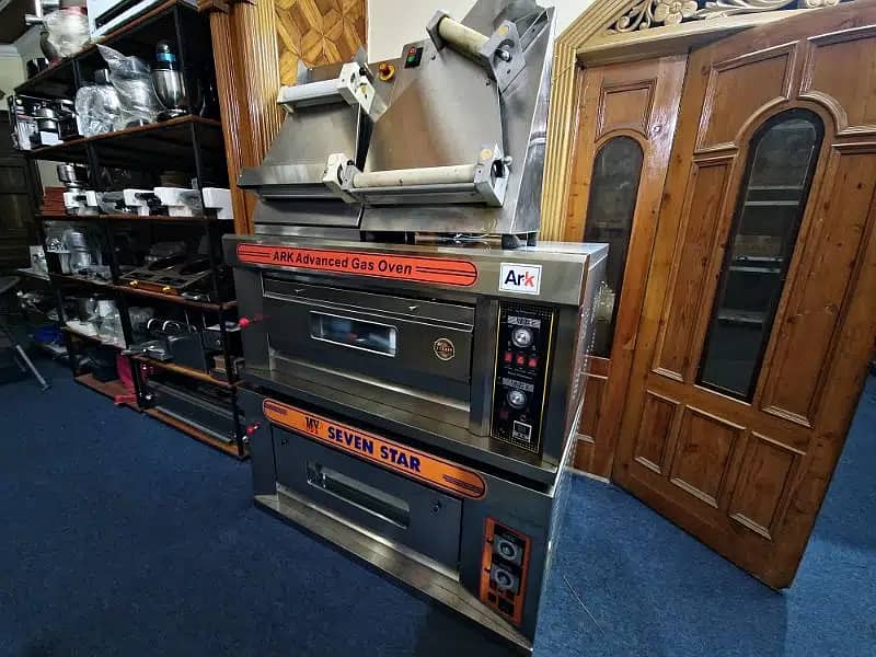 Double deep fryer/and all commercial kitchen equipment ,  pizza oven 10