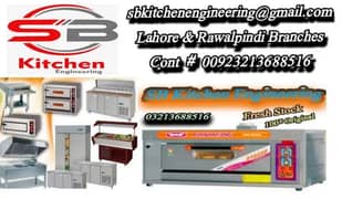 Commercial pizza oven sevenstar & other kitchen equipmentn/ deep fryer
