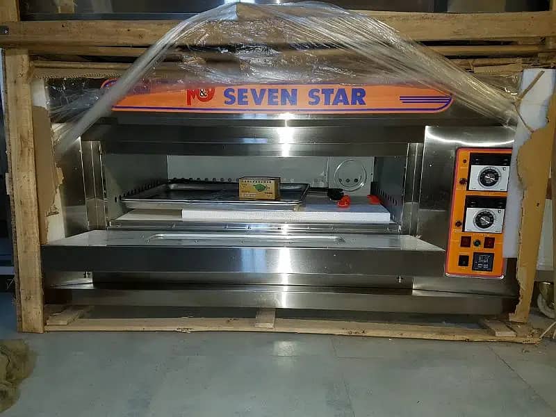 Commercial pizza oven sevenstar & other kitchen equipmentn/ deep fryer 18
