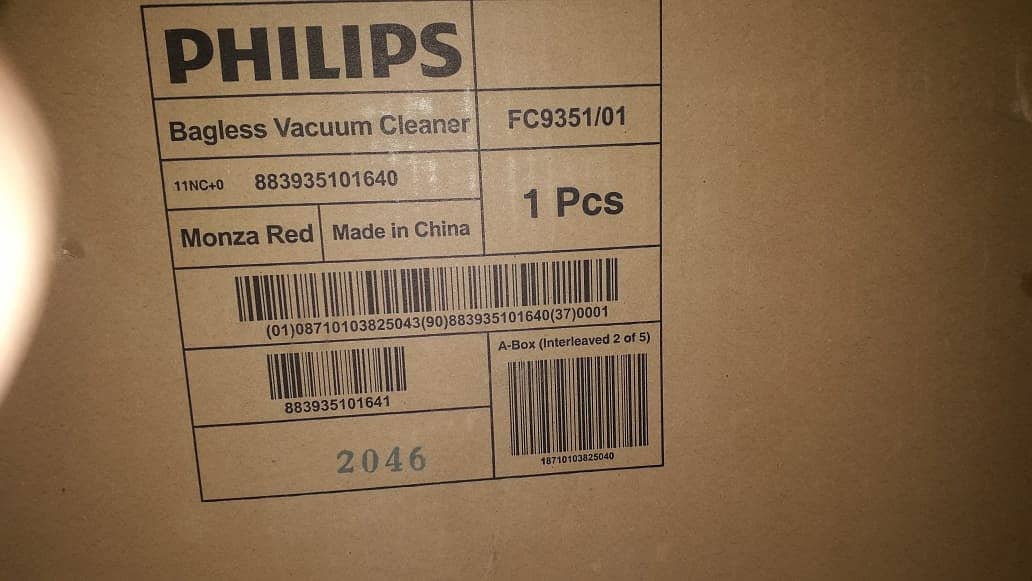 Philips Begless Vacum Cleaner Fc9351/01 1
