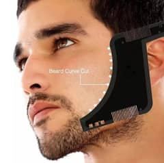 Double Side Beard Shaper PLUS Comb For Line Up and Men Beard 0