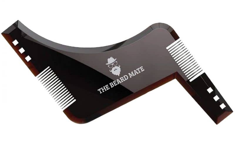 Double Side Beard Shaper PLUS Comb For Line Up and Men Beard 4