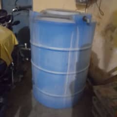 500 liter blue water tank