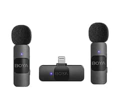 Boya BY-V2 Dual UltraCompact Wireless Microphone For Type I Phone IOS