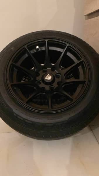 13inch brand new rims with brand new tires 1