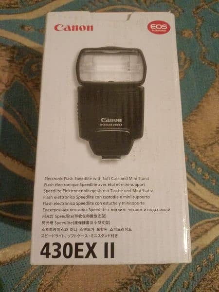 Canon Flash gun 430 EX ii speedlight 0