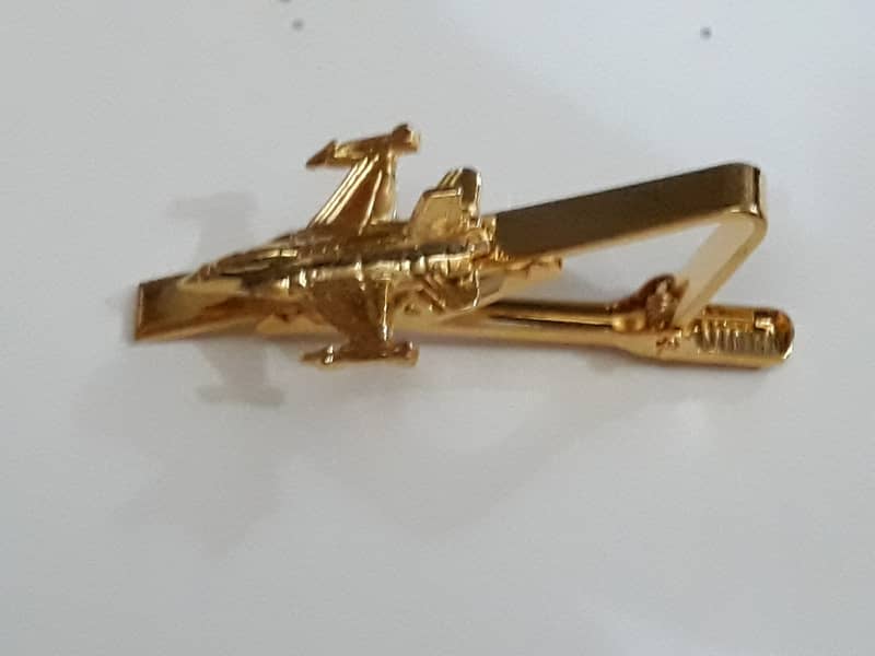 Tie Clip and Tie Pin F16 shape 1