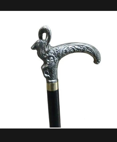 Antique Walking Stick, Metal Knob Stick, Walking Stick, Cane. 11