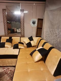 (6) Seater   L-Shape  Turkish  Sofa Set