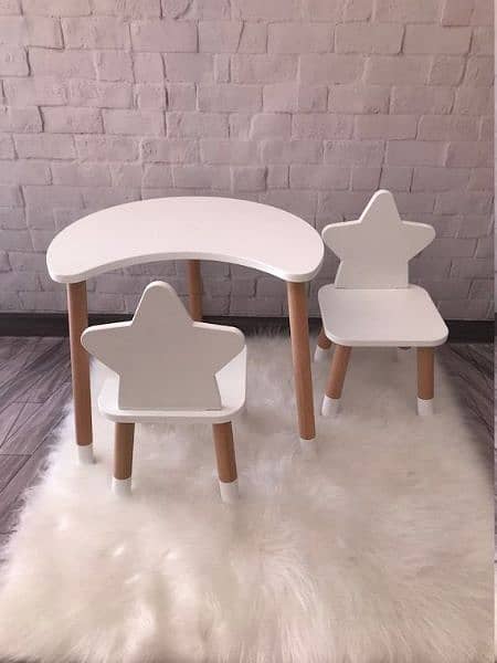 kids wood chair table deco finished order now defrent prices 1
