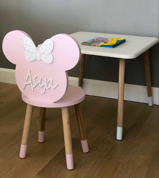 kids wood chair table deco finished order now defrent prices 2