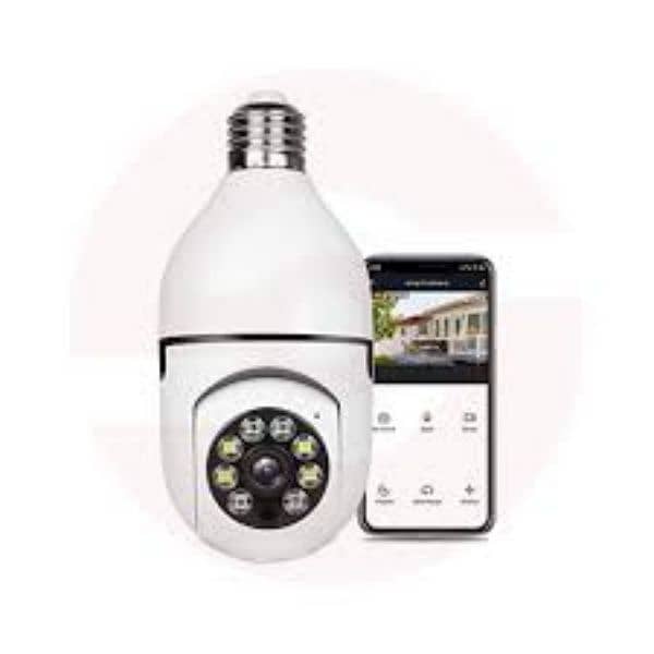 wifi smart bulb camera for kids room and home security 2
