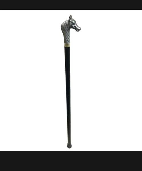 Luxury Markhor Metal Knob Stick, Walking Stick, Premium Walking Cane. 3