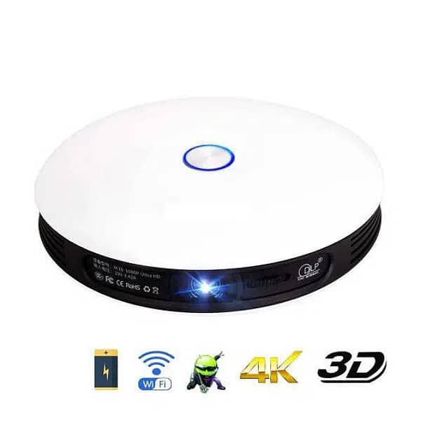 LED Projector  Smart Android 3D Portable Home/Office 4K DLP 32g 5