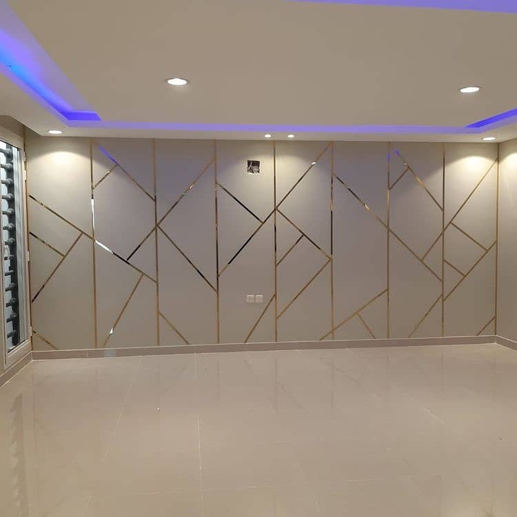 Media wall - fancy wall - feature wall - wpc wall panels 3