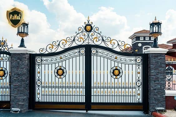 Steel Gate Design , Sliding Gate Design , Main Gate 1