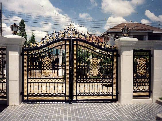 Steel Gate Design , Sliding Gate Design , Main Gate 2