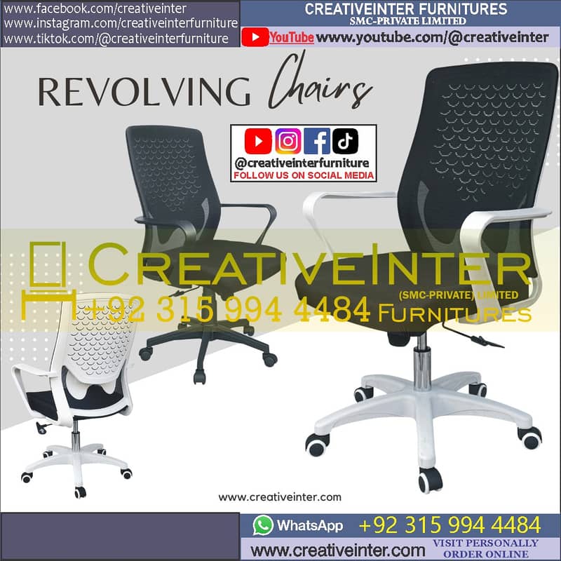 Office chair table CEO Executive Mesh Desk Staff Visitor Sofa Manager 6