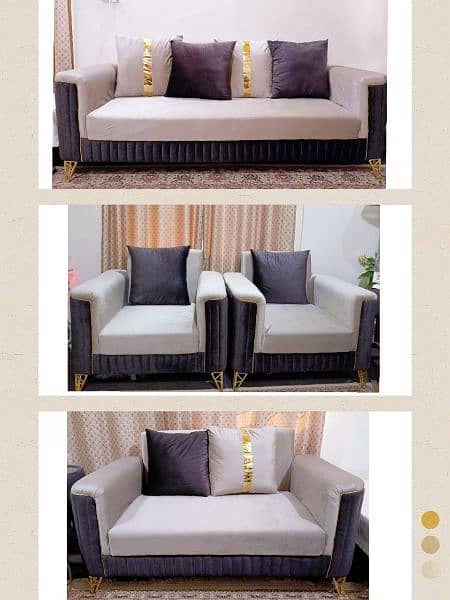 Sofa set / 7 seater sofa / 3+2+1+1 3