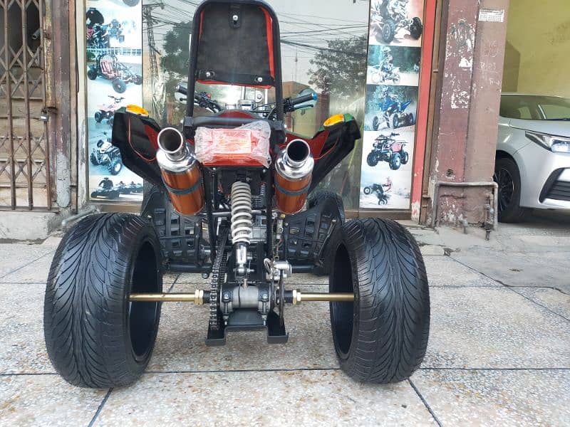 Sports Raptor 250cc Low Profile Atv Quad Bikes Delivery In All Pak 3