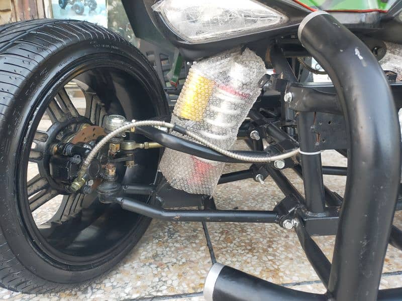 Sports Raptor 250cc Low Profile Atv Quad Bikes Delivery In All Pak 5