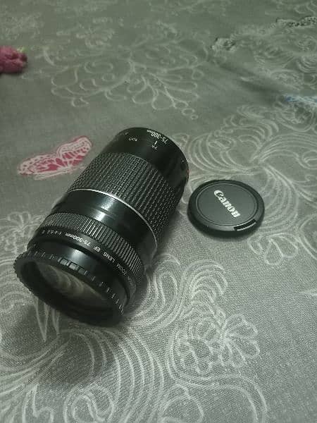 Canon 1100D DSLR | DSLR | 75-300 lense with very good condition 4