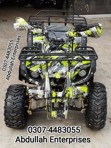 110cc Jeep model ATV quad bike 4 wheel with reverse gear for sale 6