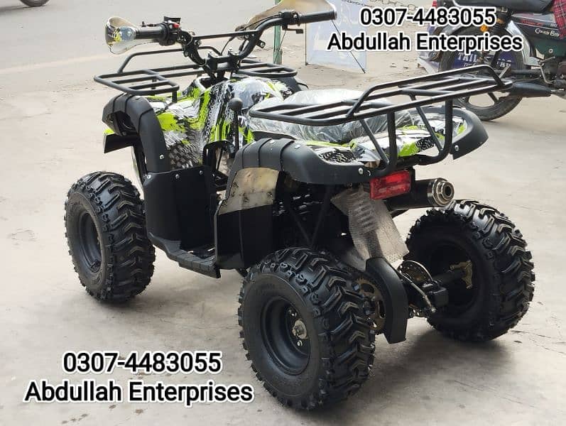 110cc Jeep model ATV quad bike 4 wheel with reverse gear for sale 7