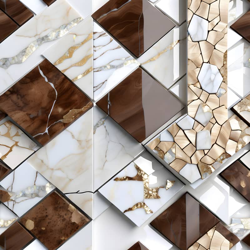 UHD MURAL FLEX WALLPAPER/Glass Papers/Wood Floorings/Marble sheet 1