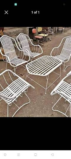 brand new 4 lawn chairs with table