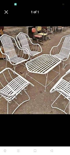 brand new 4 lawn chairs with table 0