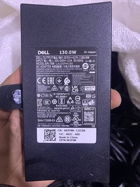 Dell 130w original charger 1