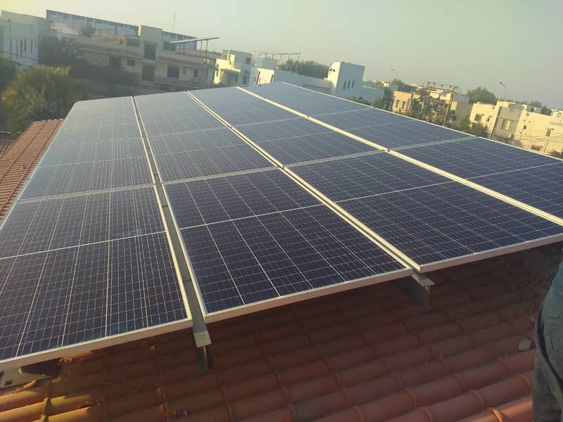 Solar System on Grid 10 Kw . 1