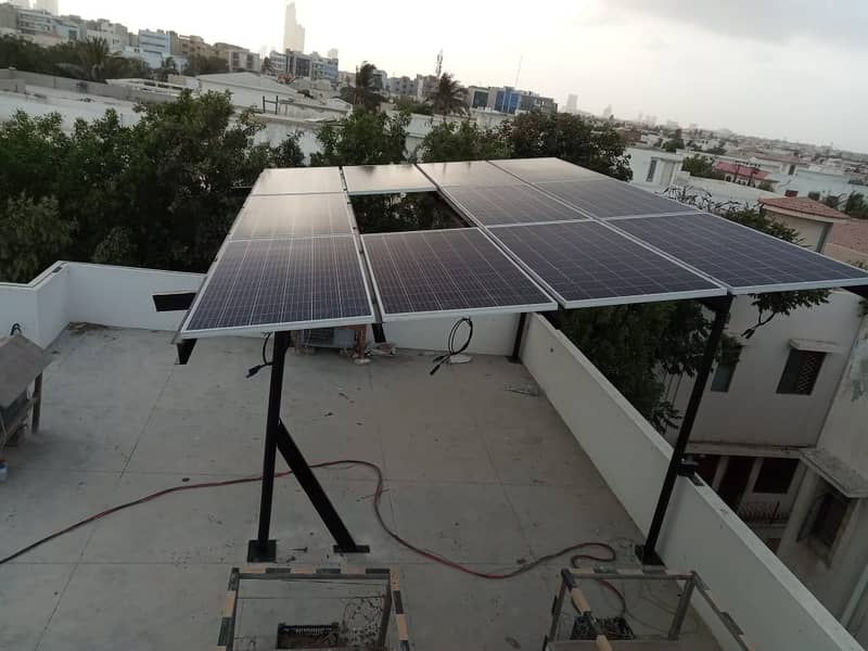 Solar System on Grid 10 Kw . 3