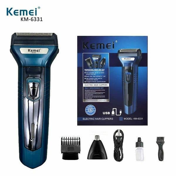 3 in 1 hair trimmer , clipper & shaver 1