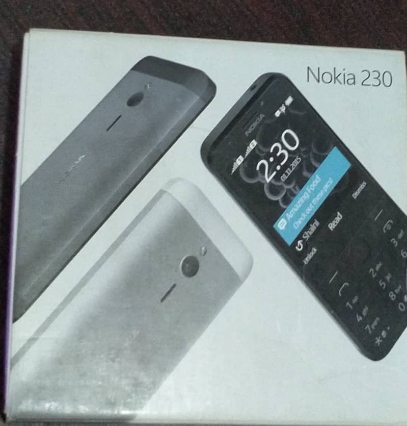 Nokia 230 Original With Box Dual Sim 2.8 Inches Display PTA Approved 2