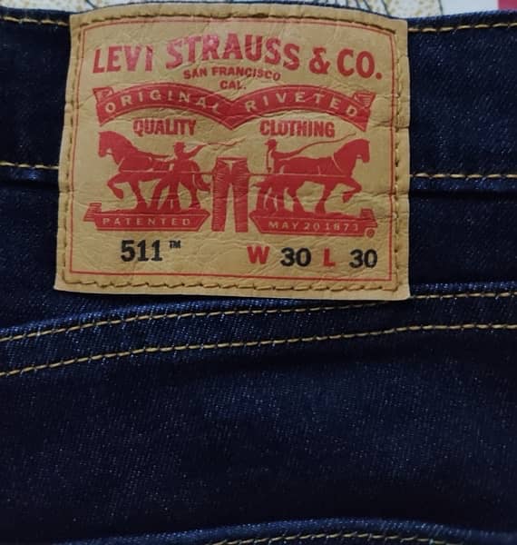 Levi’s Original Jeans, Imported. One time worn. W:30 L:40 0