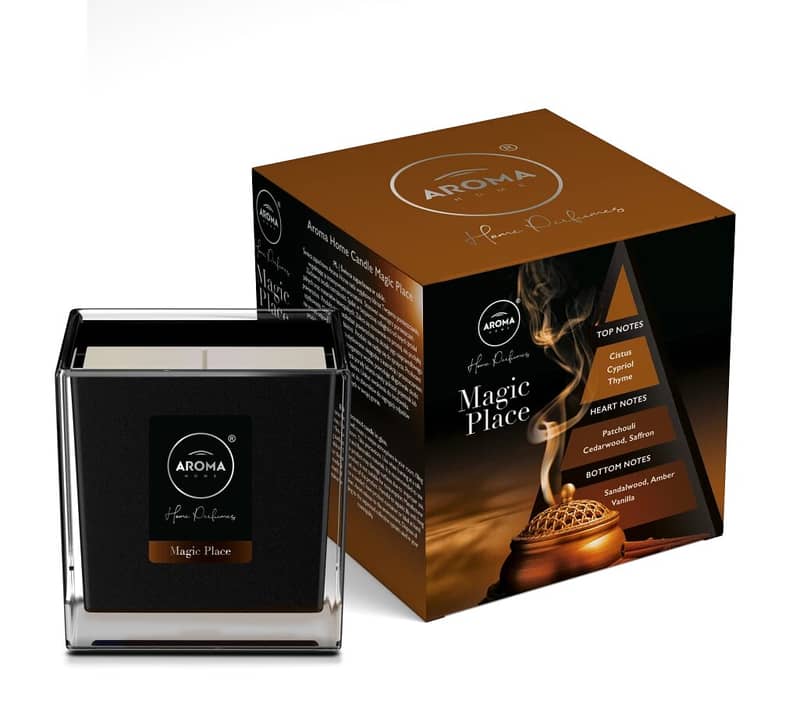 Aroma Home - Black Series Luxury Scented Candle 155g - Made In EU 3