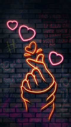 LED Neon Light Sig 14"x24" Pink Love Neon Sign Wall Hanging Love Gift