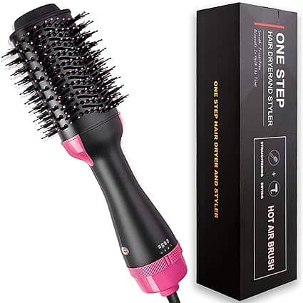 DSJ® Hot Air Brush, 4 in 1 Hair Dryer Brush & Volumizer, One Step 0