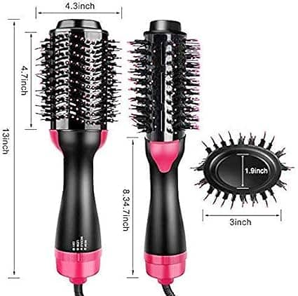 DSJ® Hot Air Brush, 4 in 1 Hair Dryer Brush & Volumizer, One Step 1