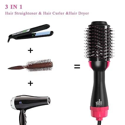 DSJ® Hot Air Brush, 4 in 1 Hair Dryer Brush & Volumizer, One Step 2