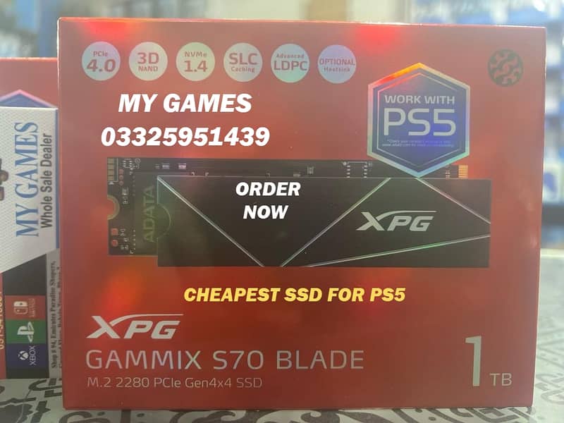 PS5 CHEAPEST 1TB SSD AVAILABLE NOW AT MY GAMES 0