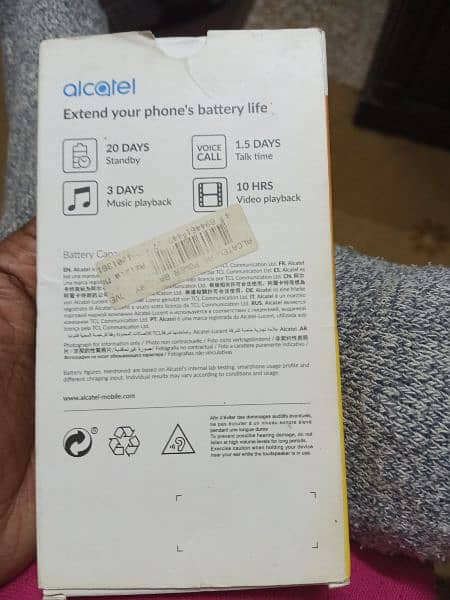 A 5 mobile  battery  cover Alcatel 1