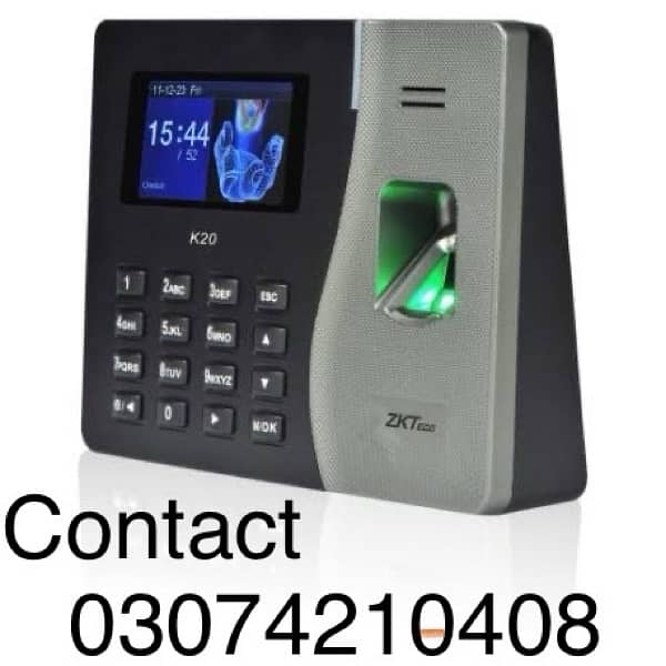 Zkteco Zkt Fingerprint Attendence machine and access control door lock 0